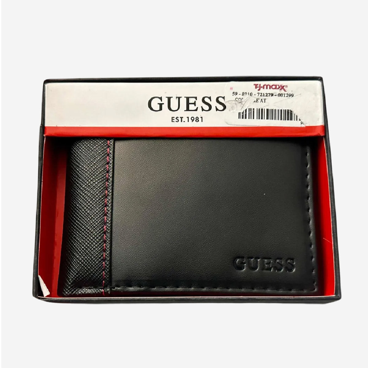 Billetera Guess - Negro/Rojo 31G0220089