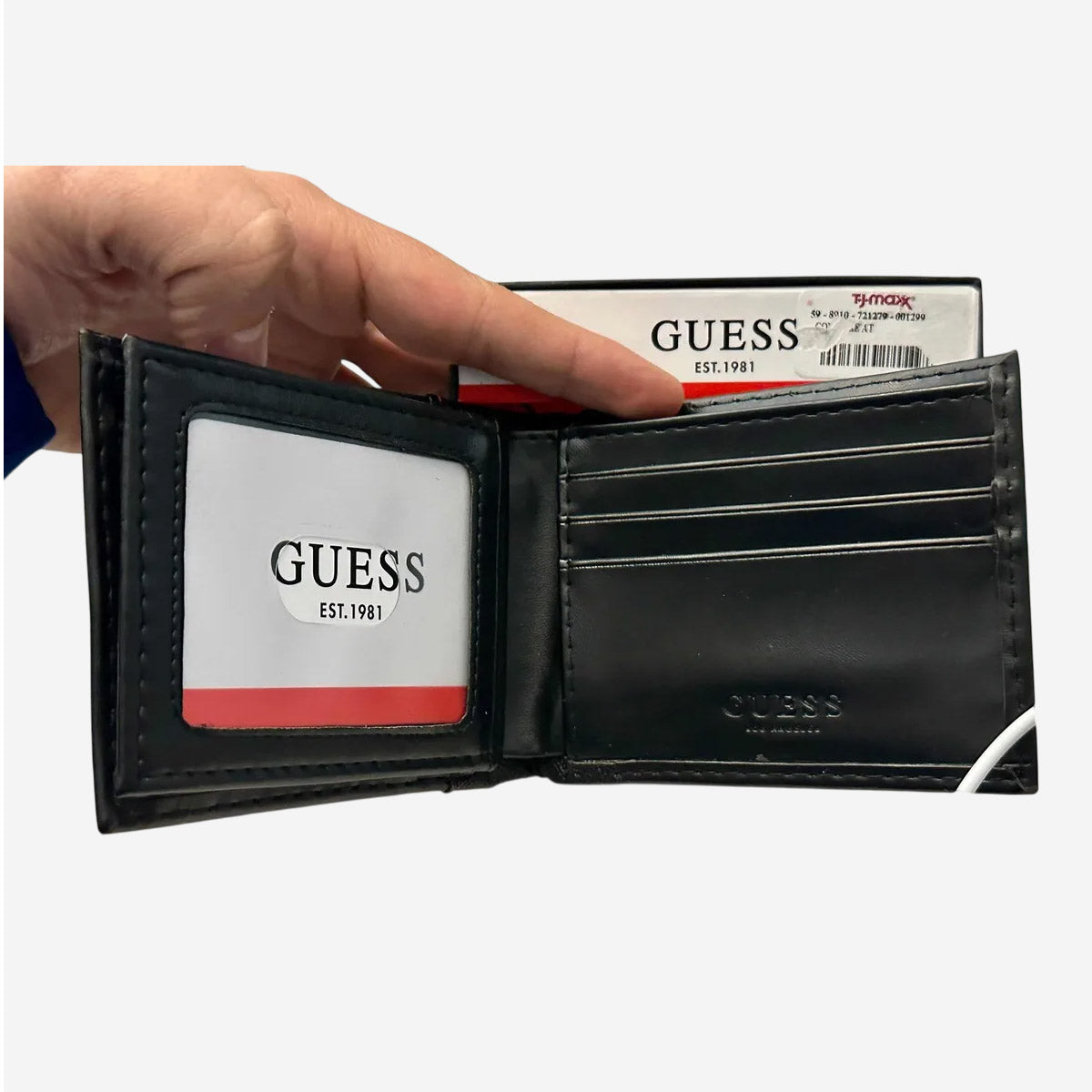Billetera Guess - Negro/Rojo 31G0220089