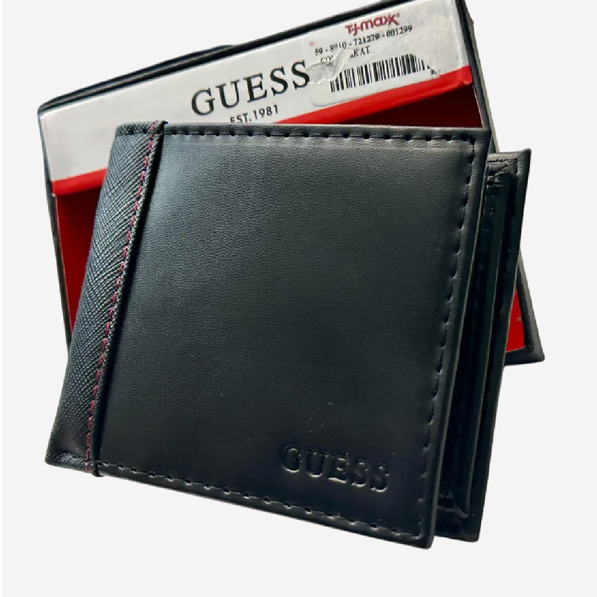 Billetera Guess - Negro/Rojo 31G0220089
