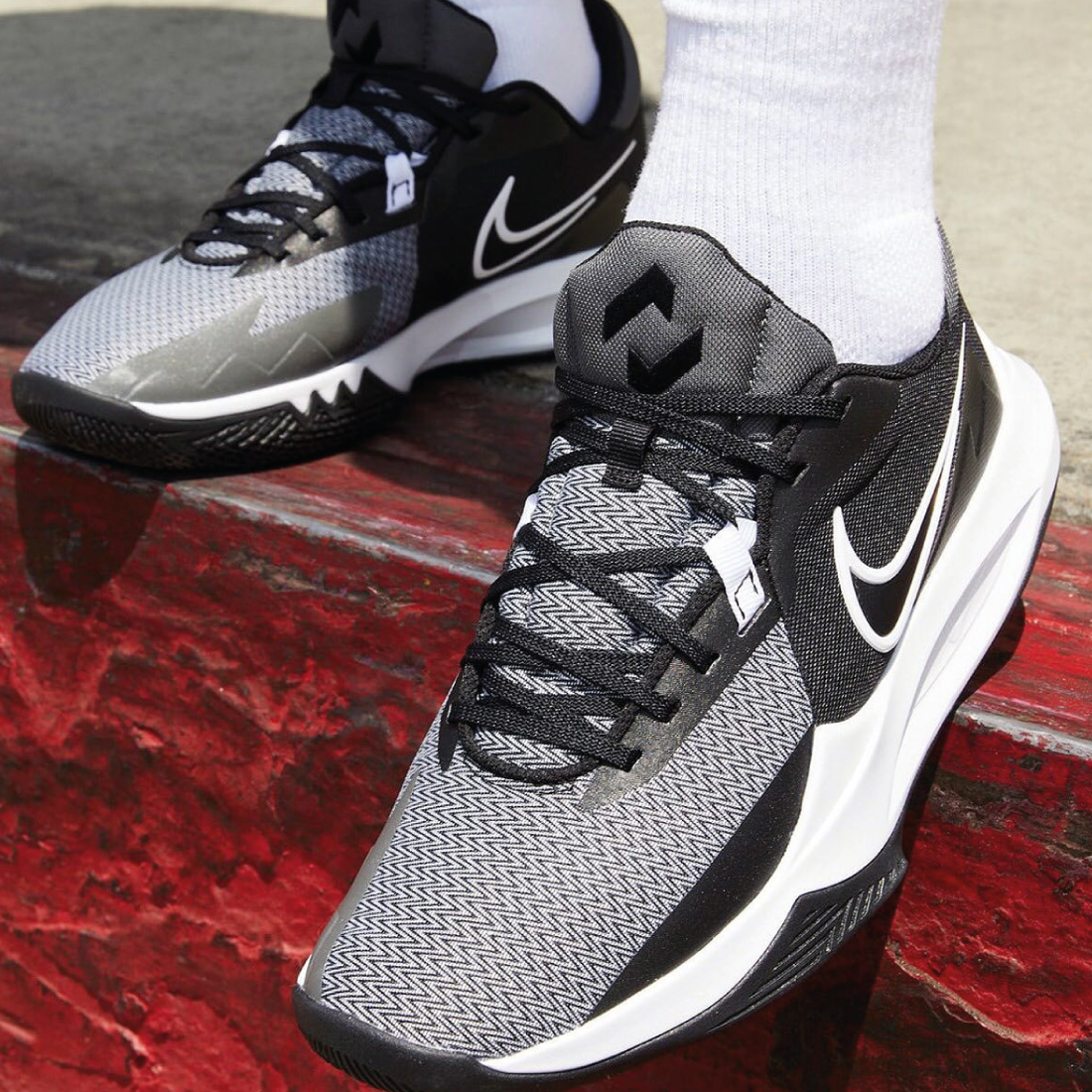 NIKE PRECISION 6 BLACK IRON GREY