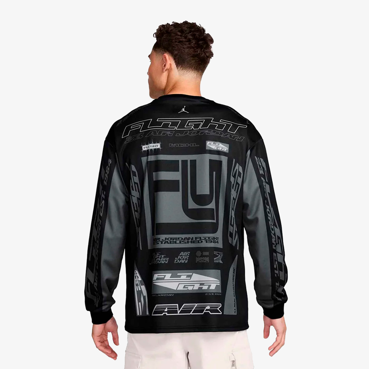 MVP Printed Mens Long Sleeve Black