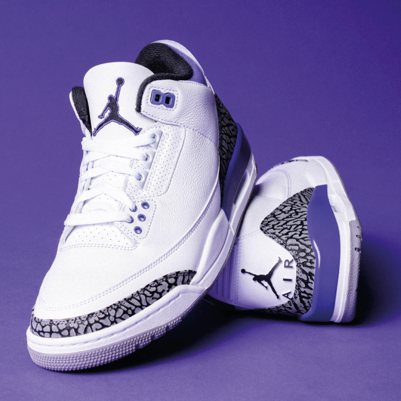 AIR JORDAN 3 'DARK IRIS'