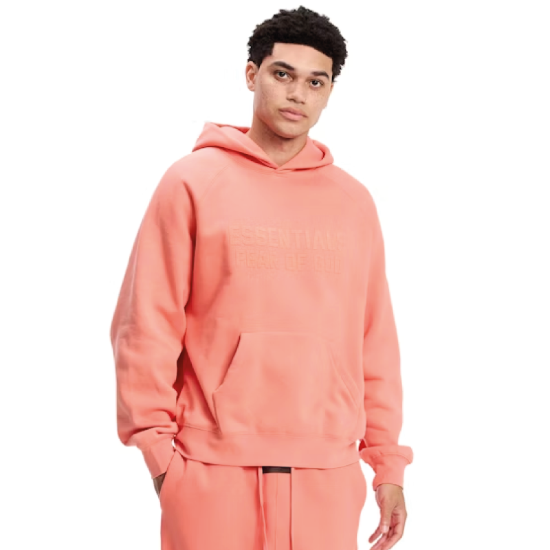 Fear of God Essentials Hoodie Coral