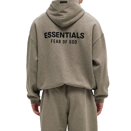 Fear of God Essentials Hoodie - HEATHER GREY