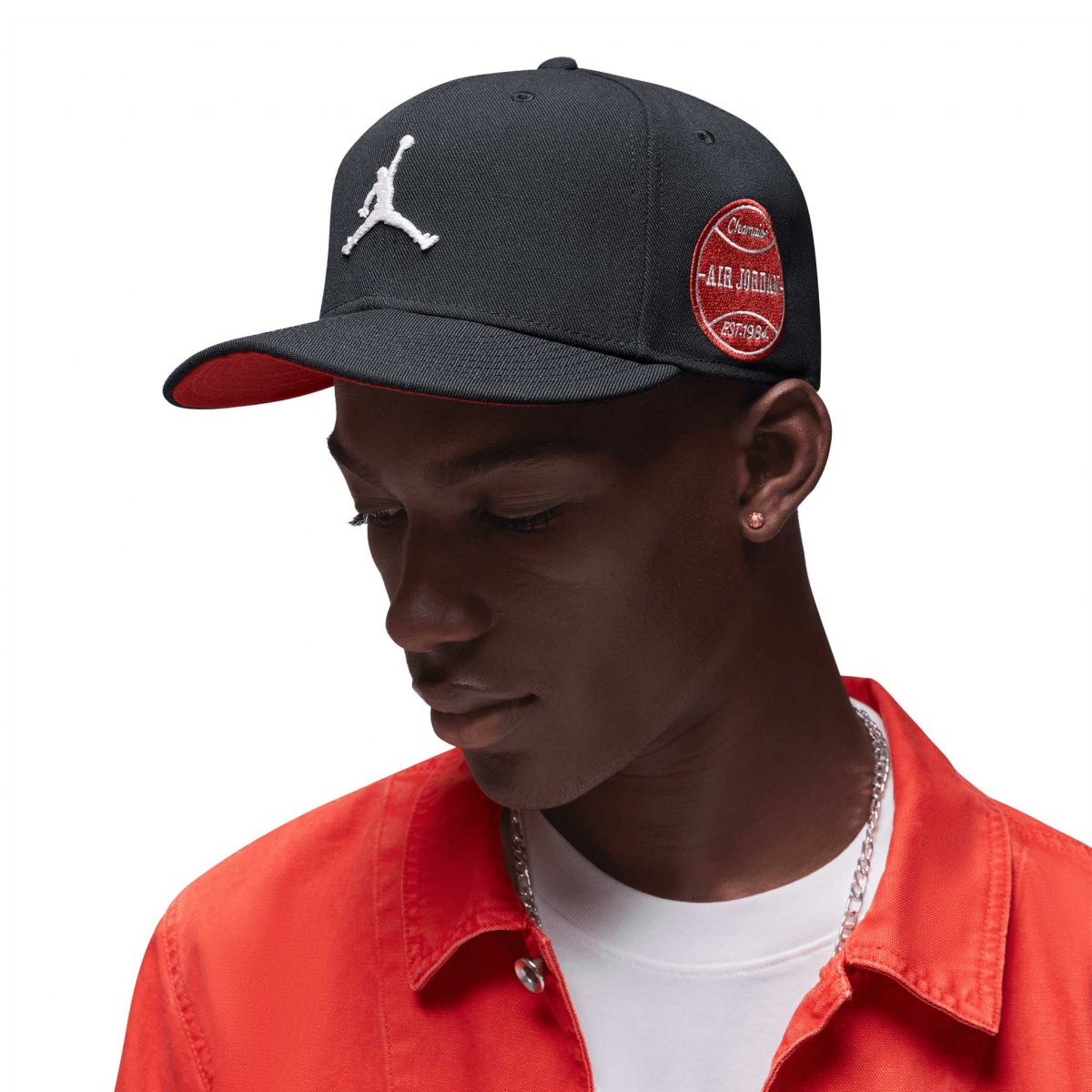 Gorra Jordan Negra Champions