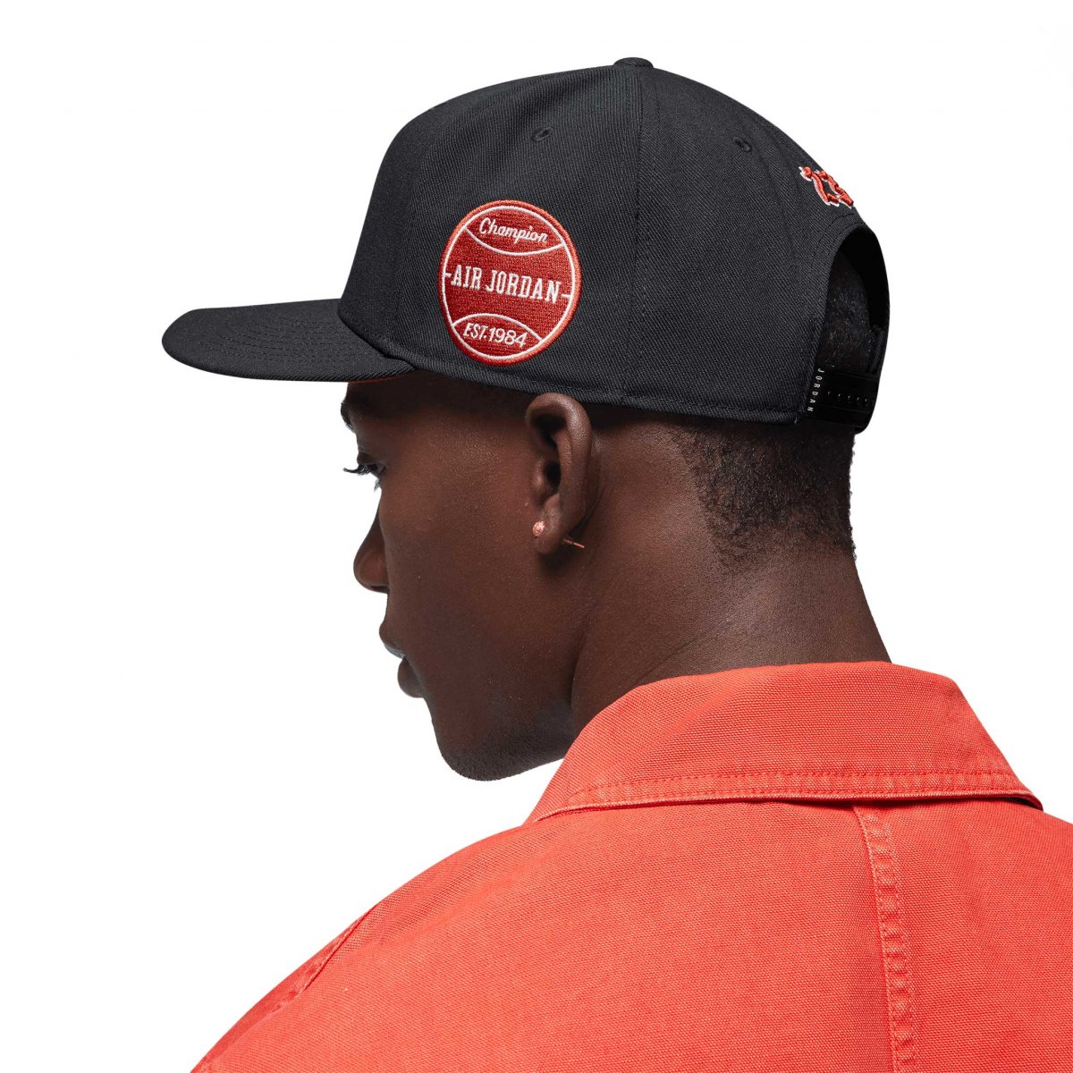 Gorra Jordan Negra Champions