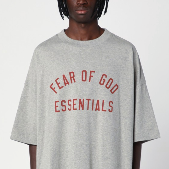 Polo Fear of God Essentials - DARK HEATHE