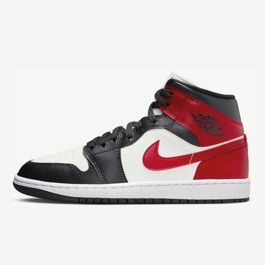 AIR JORDAN 1 MID  “BLACK TOE”