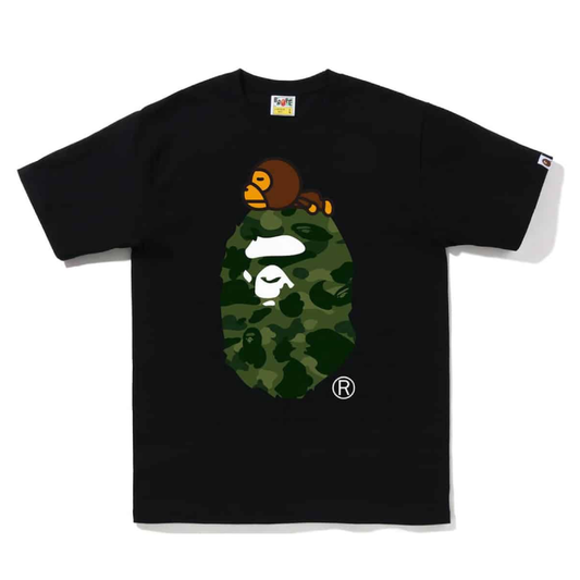 BAPE CAMUFLAJE MILO  FW22 BIG APE NEGRO