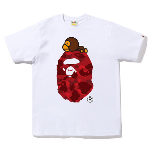 BAPE COLOR CAMO MILO  ON BIG APE TEE (FW22)